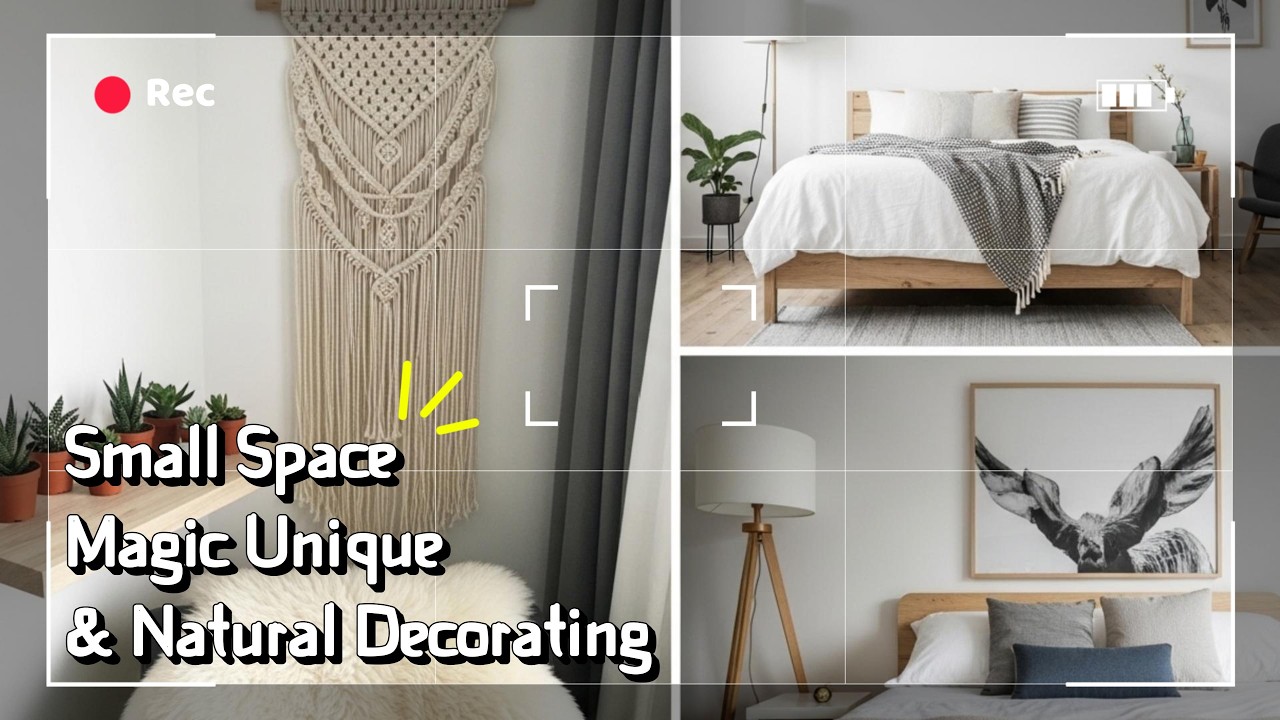 Small Space Magic Unique & Natural Decorating Ideas for Apartments and Rooms