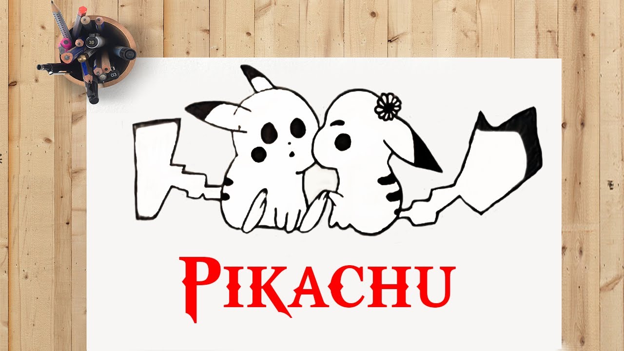 How to draw Pikachu | Pikachu drawing easy | Pikachu drawing step by step