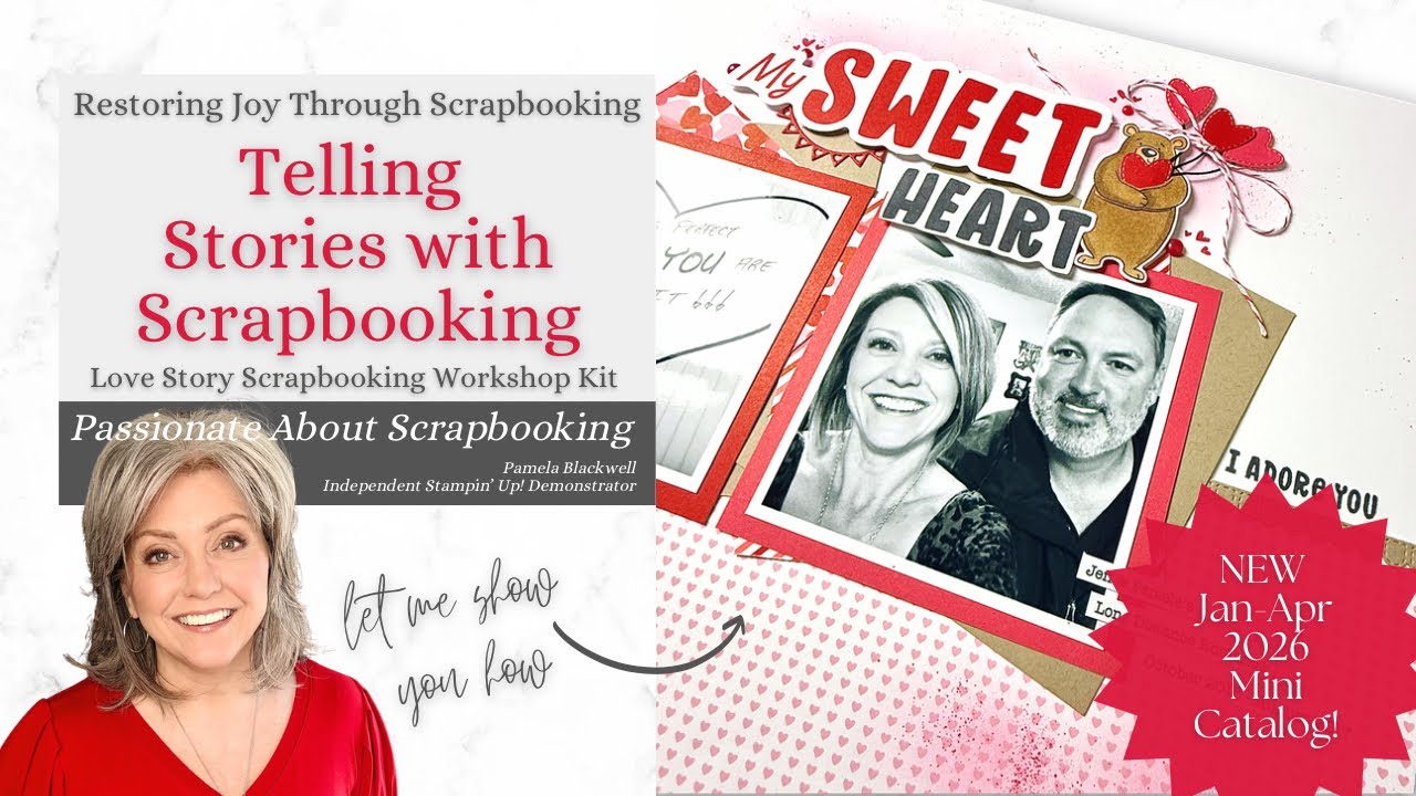 How to Tell a Love Story on a Scrapbook Page