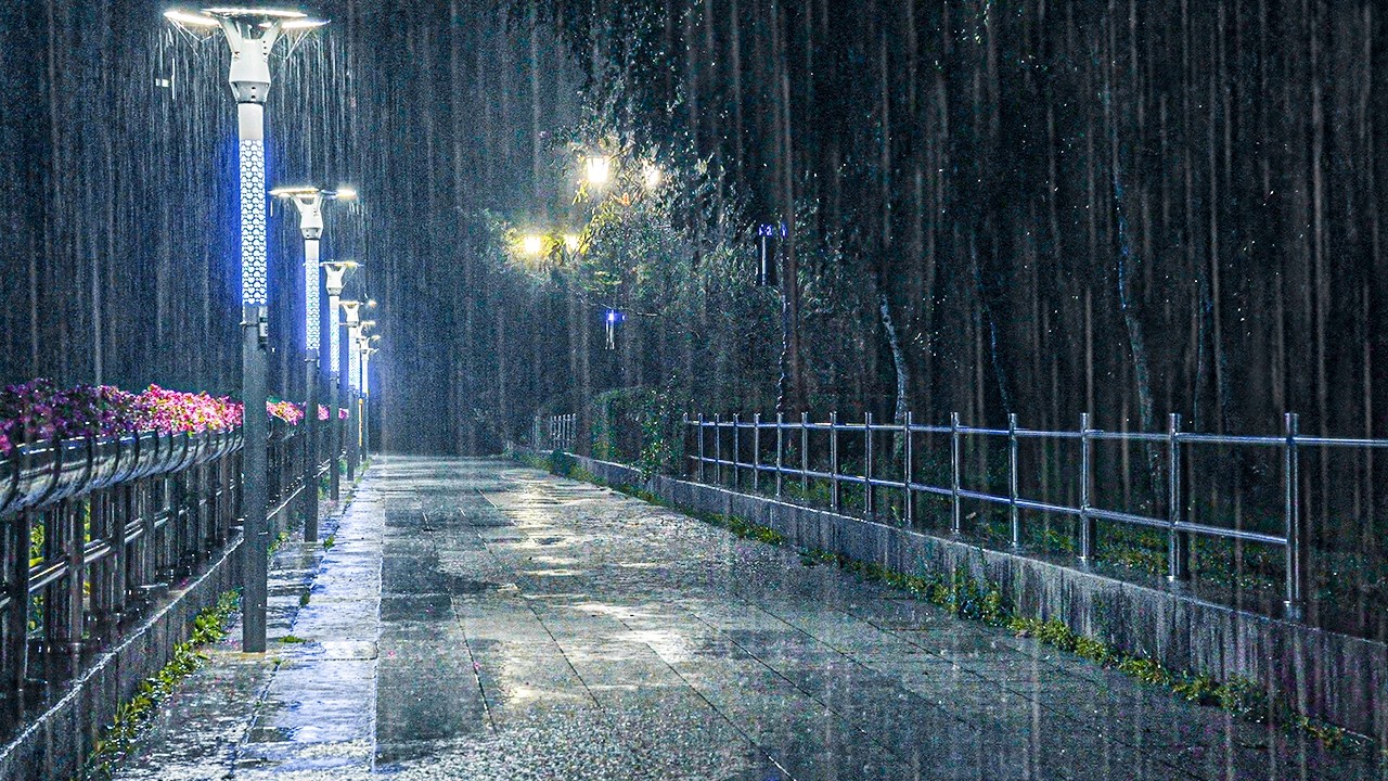 Continuous Rain Sounds for Deep Sleep and Relaxation | Calm Rest, Insomnia Relief White Noise