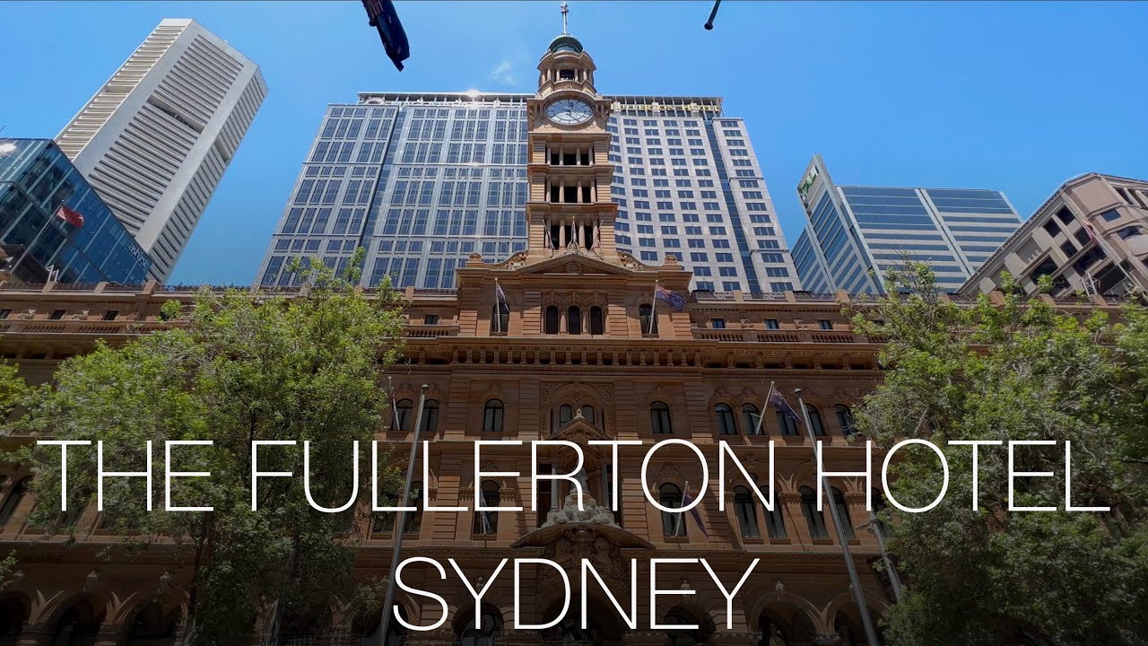THE FULLERTON HOTEL SYDNEY: Luxurious City Stay AND CITY WALK 4K VIDEO
