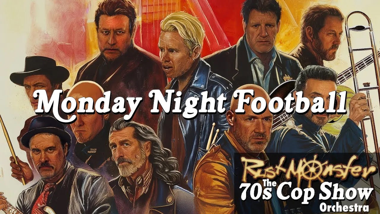 Monday Night Football Theme Song - The Rustmonster Band - As the 70s Cop Orchestra
