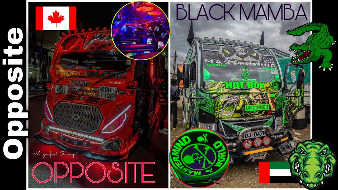 BEST MATATU 2022: OPPOSITE VS BLACK MAMBA INTERIOR COMPARISON//MAGNIFIED KENYA