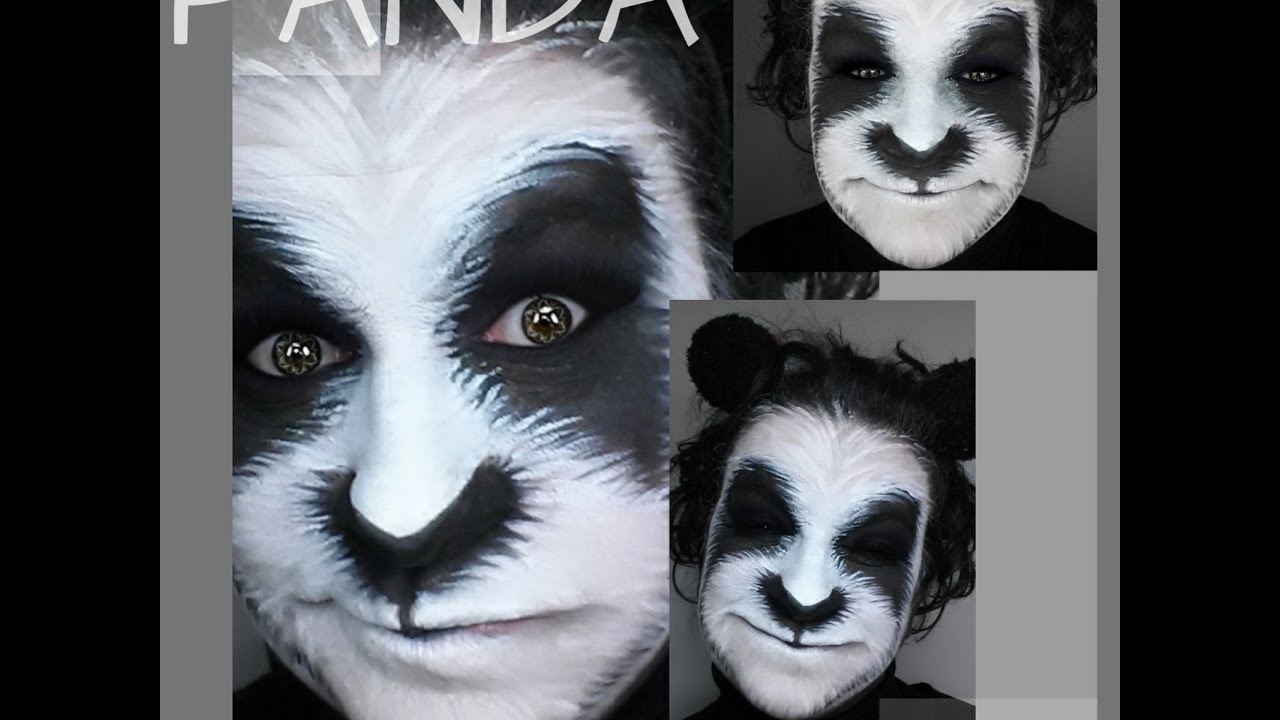 PANDA MAKEUP Maquillaje caracterización