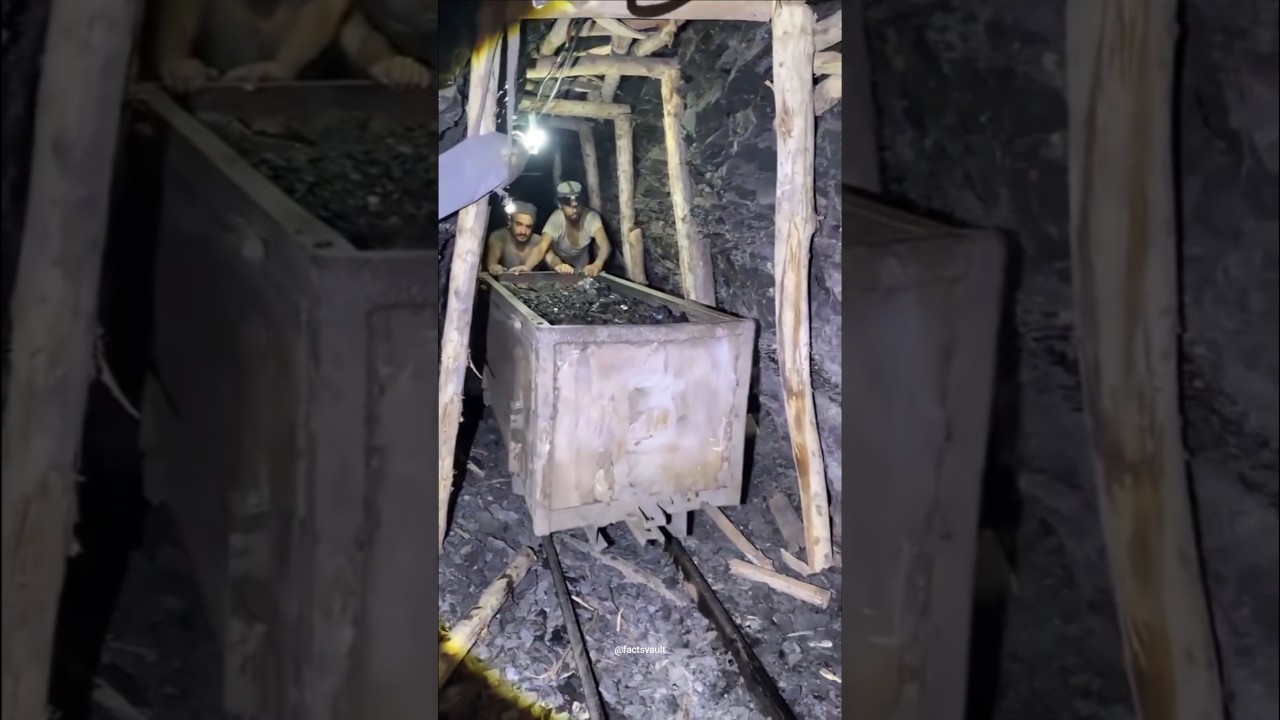 World most dangerous jobs coal mining #coal #coalmining #coalmines #shorts