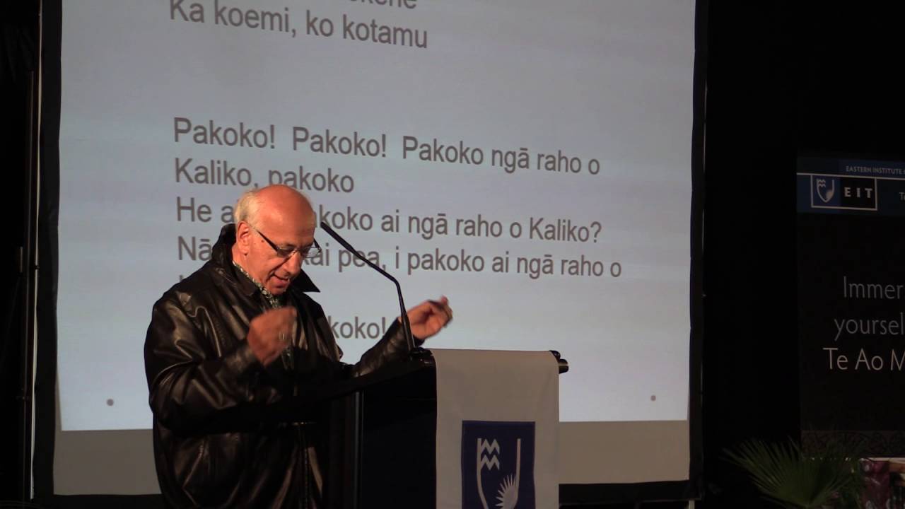 Dr. Tīmoti Kāretu delivers 