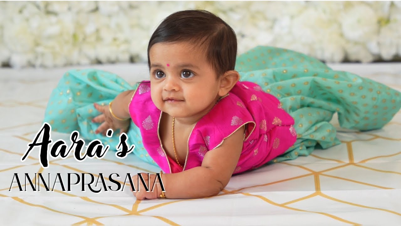 Aara’s Annaprasana Cinematic Video😍| Telugu Annaprasana Ceremony💕|Baby girl annaprasan event❤️