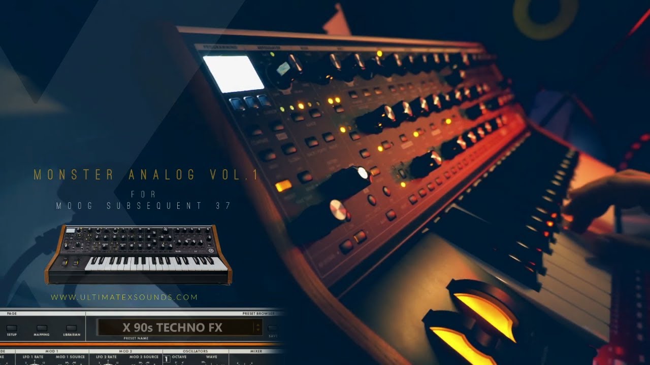 MOOG SUBSEQUENT 37 | PATCHES • MONSTER ANALOG VOLUME 1