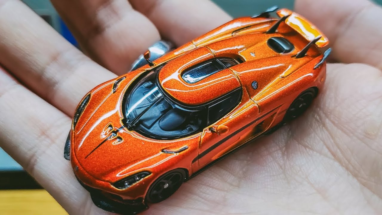 The best in budget 👌 Unboxing Tarmac Works 1/64 Koenigsegg Regera ( Glossy Orange color )