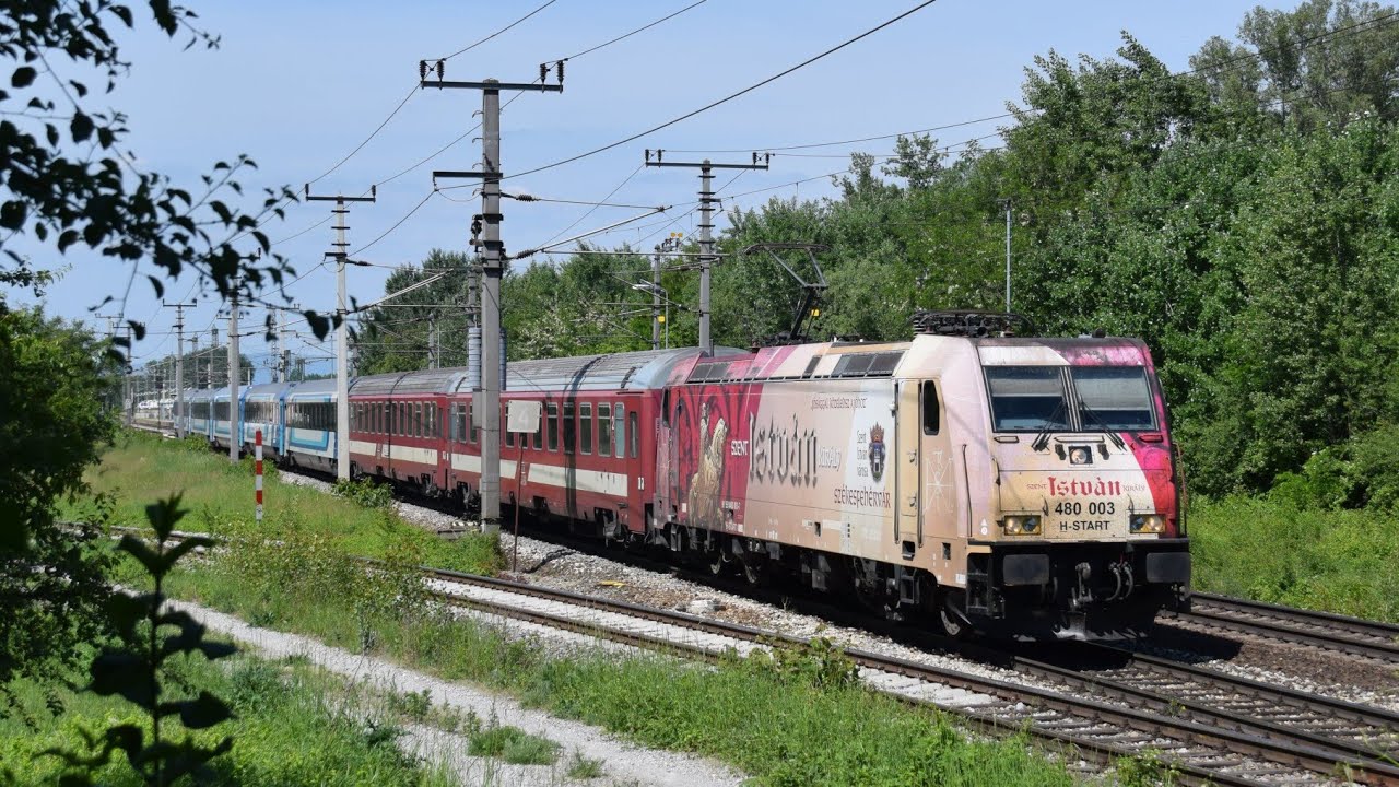 🇦🇹Bahnverkehr in Götzendorf mit MAV 480, Foxrail 193, RCG 1116, Frachtbahn 193 und mehr🇦🇹