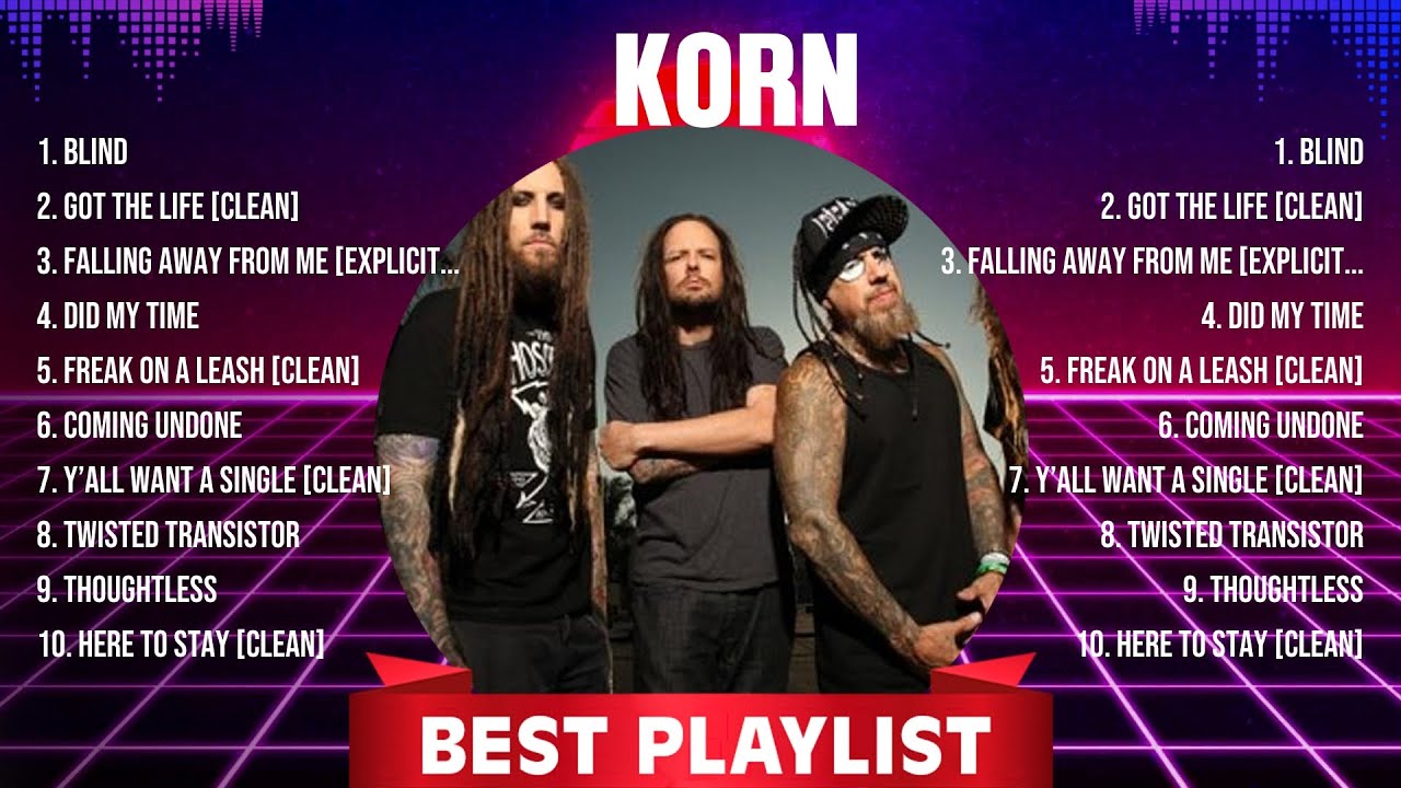 Korn Greatest Hits 2024 Collection - Top 10 Hits Playlist Of All Time