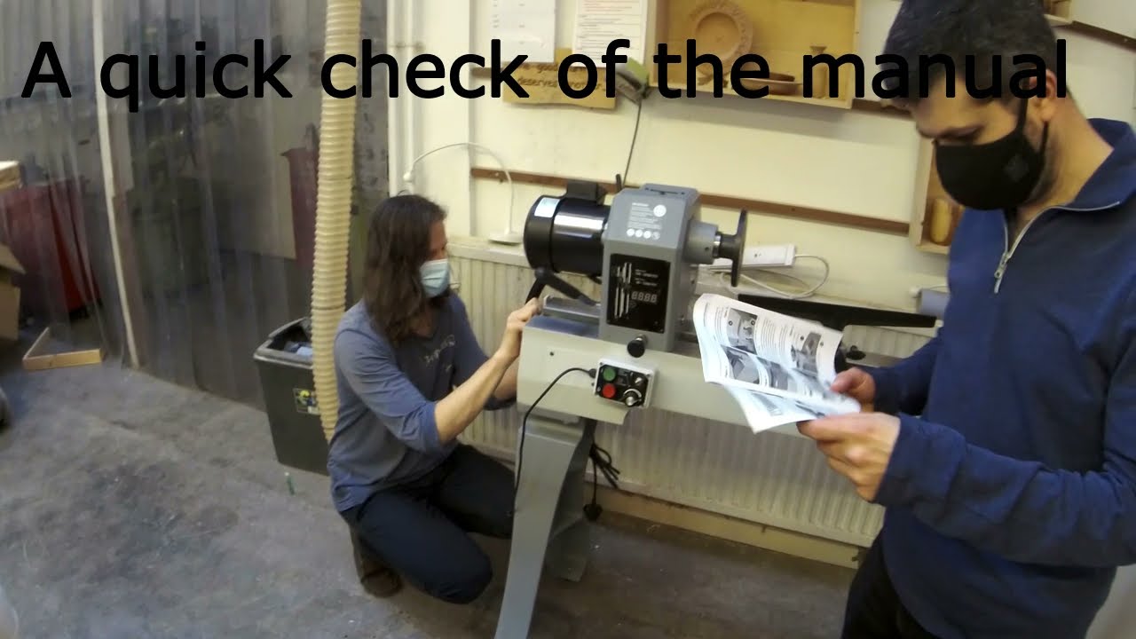 Makespace has a new lathe! An Axminster Trade AT406WL