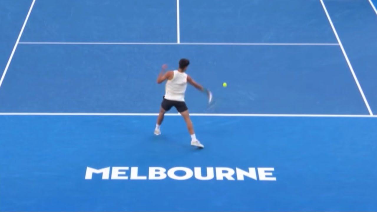 Carlos Alcaraz: Open Stance Forehand 💪