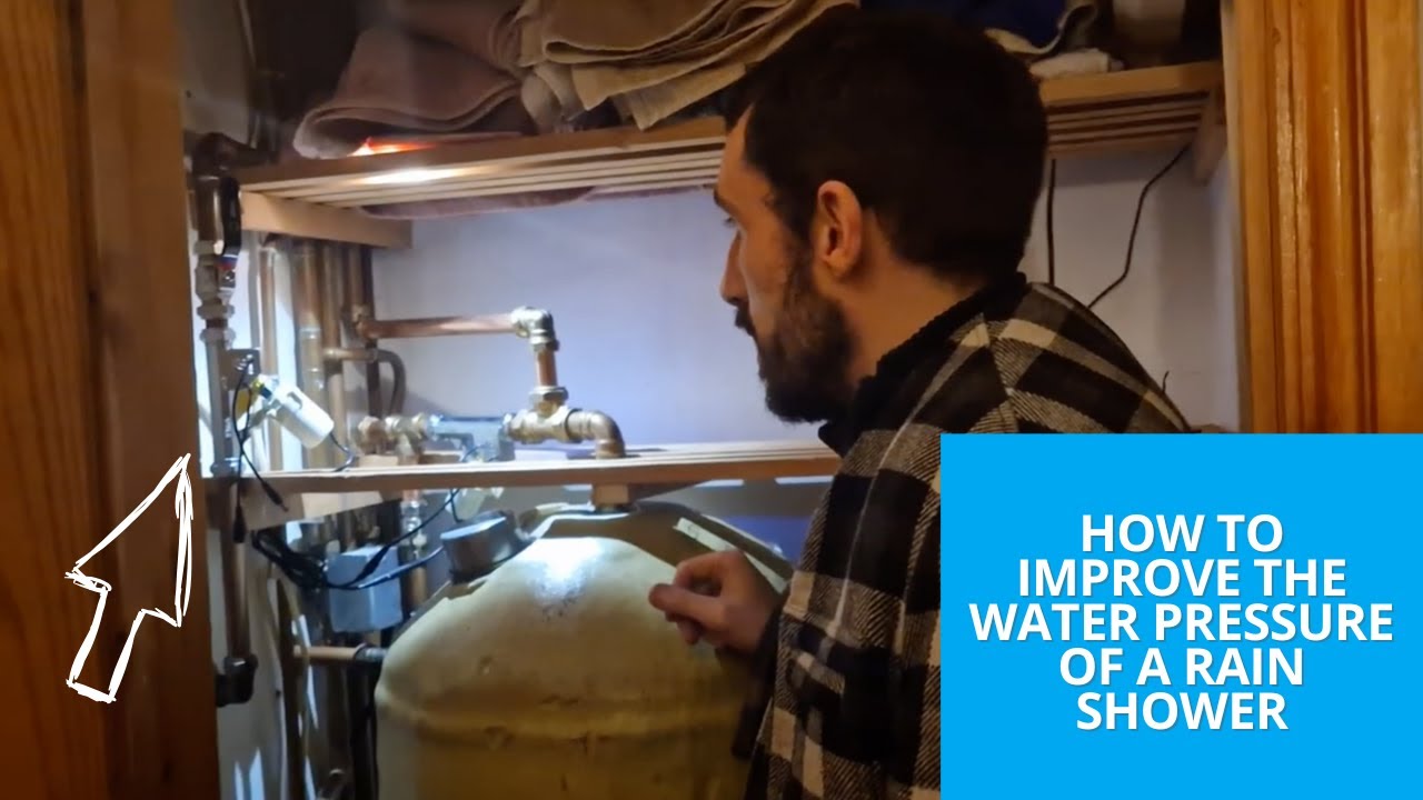 How To Double The Flow To A Rain Shower (John Installs A SP22S ShowerPowerBooster)