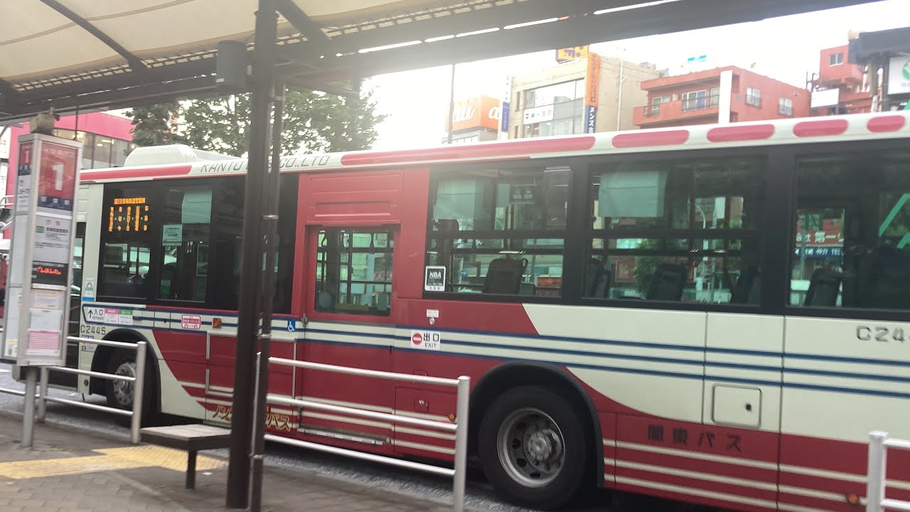 関東バス(東京)前面展望 車窓 北裏→荻窪駅北口/ 荻34 北裏1729発