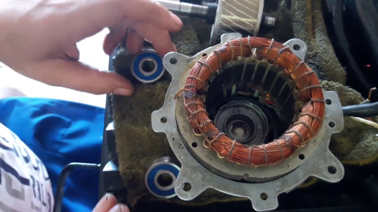 como poner valeros o rodamientos a un abanico part 1