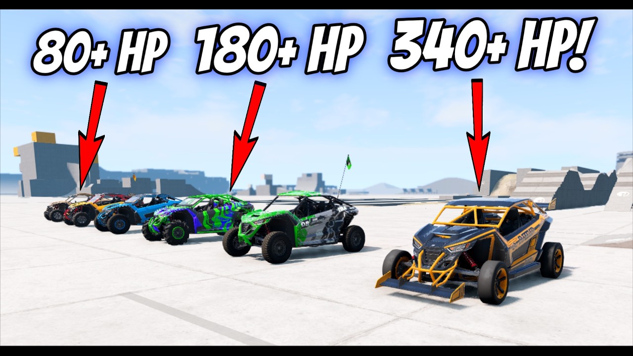 What Is The Difference Between All The Side By Sides? - BeamNG.drive