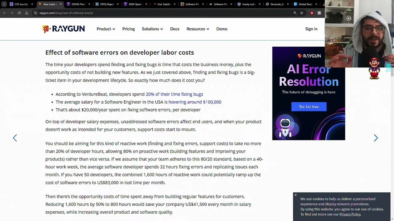 Enlightened Programming - The Actual Dollar Cost Of Software Errors