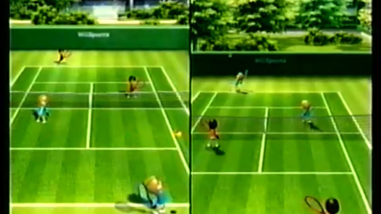 VHS Wii Sports Gameplay Part 2 VCR 2006 2 Player 4:3 Retro