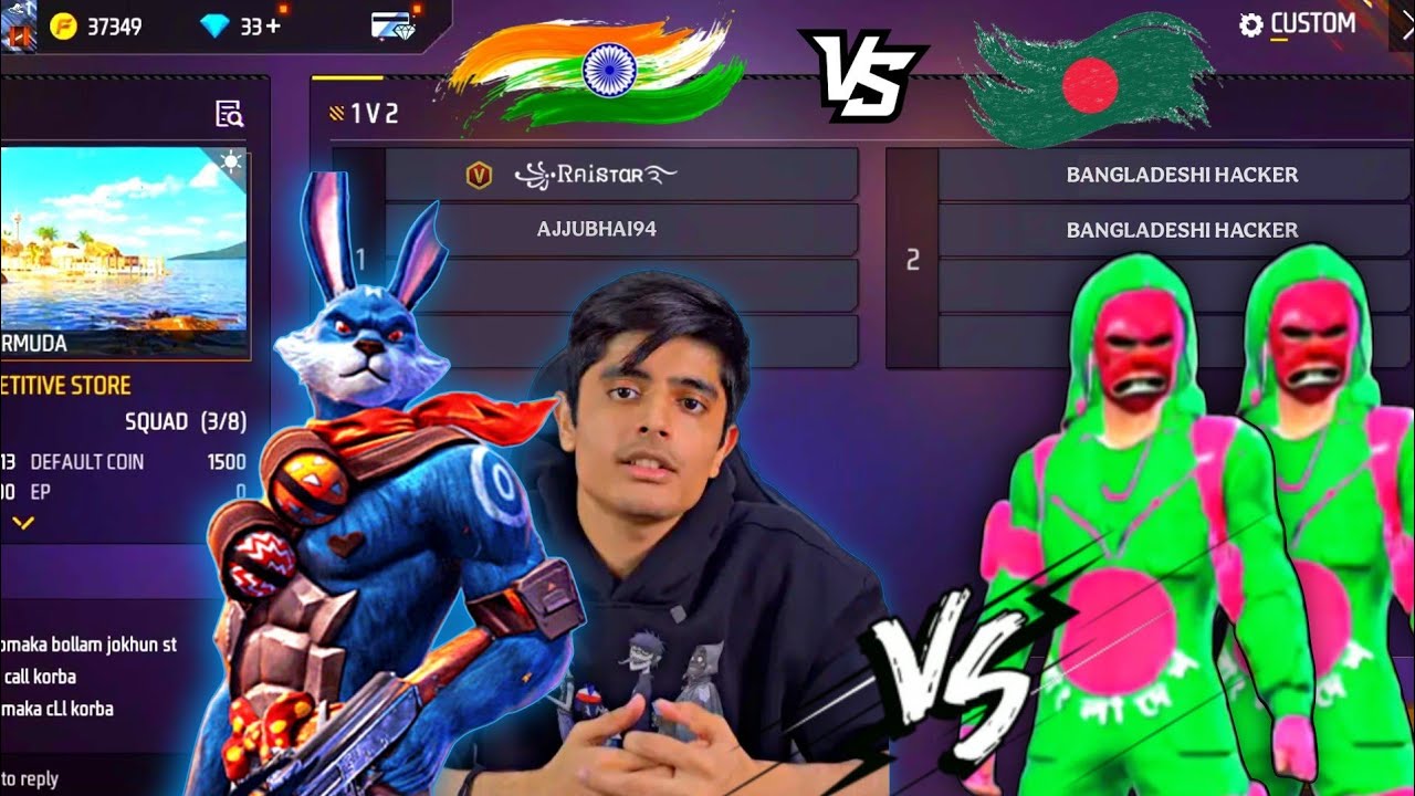 ꧁ᏒคᎥຮᴛαʀ࿐,AJJUBHAI94 को BANGLADESHI TOP 2 HACKER ने किया बेइज्जती 🤬2vs2 ||🇮🇳⚔️🇧🇩 - GARENA FREE FIRE🔥