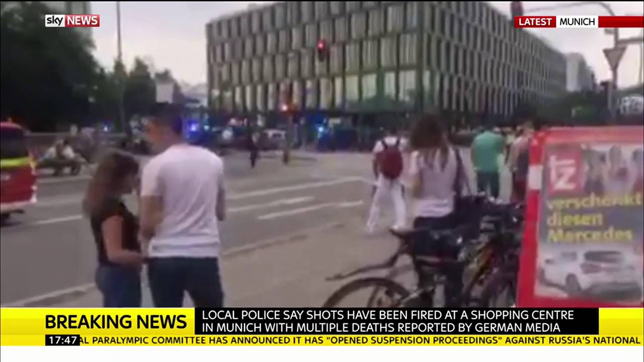 The Latest: Munich Shopping Centre Shooting