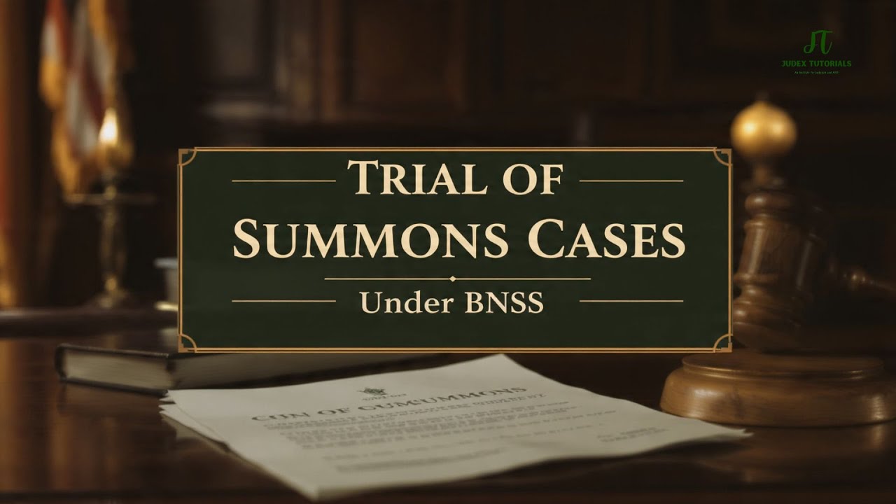 Trial of Summons Cases under BNSS2023  Explained