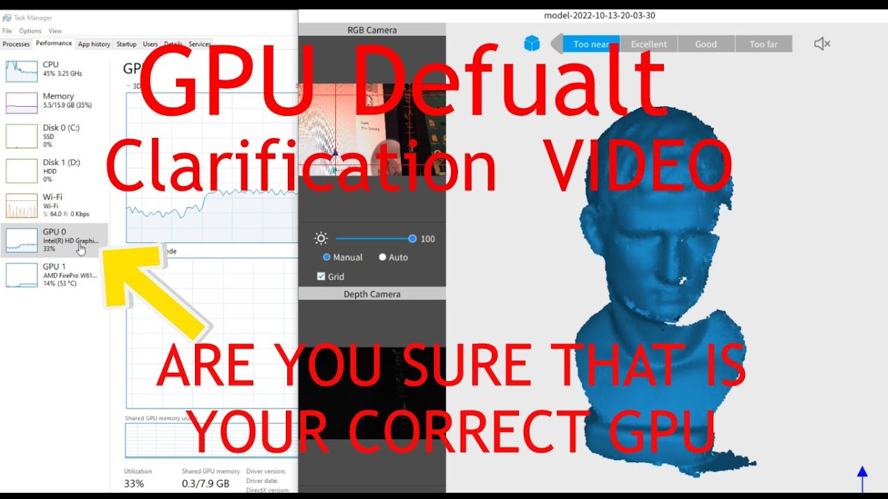 Revo Studio Or Revo Scan GPU Selection