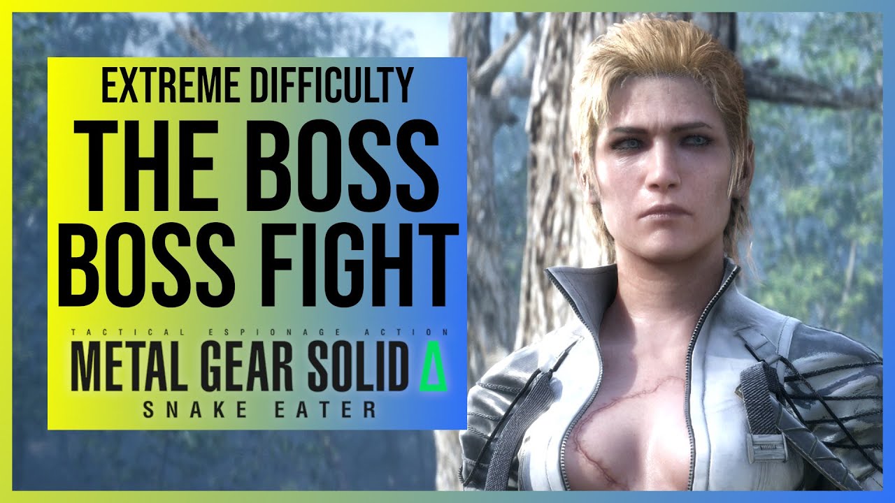 Metal Gear Solid 3 Remake Delta: The Boss Fight (Extreme Difficulty, Non Lethal)