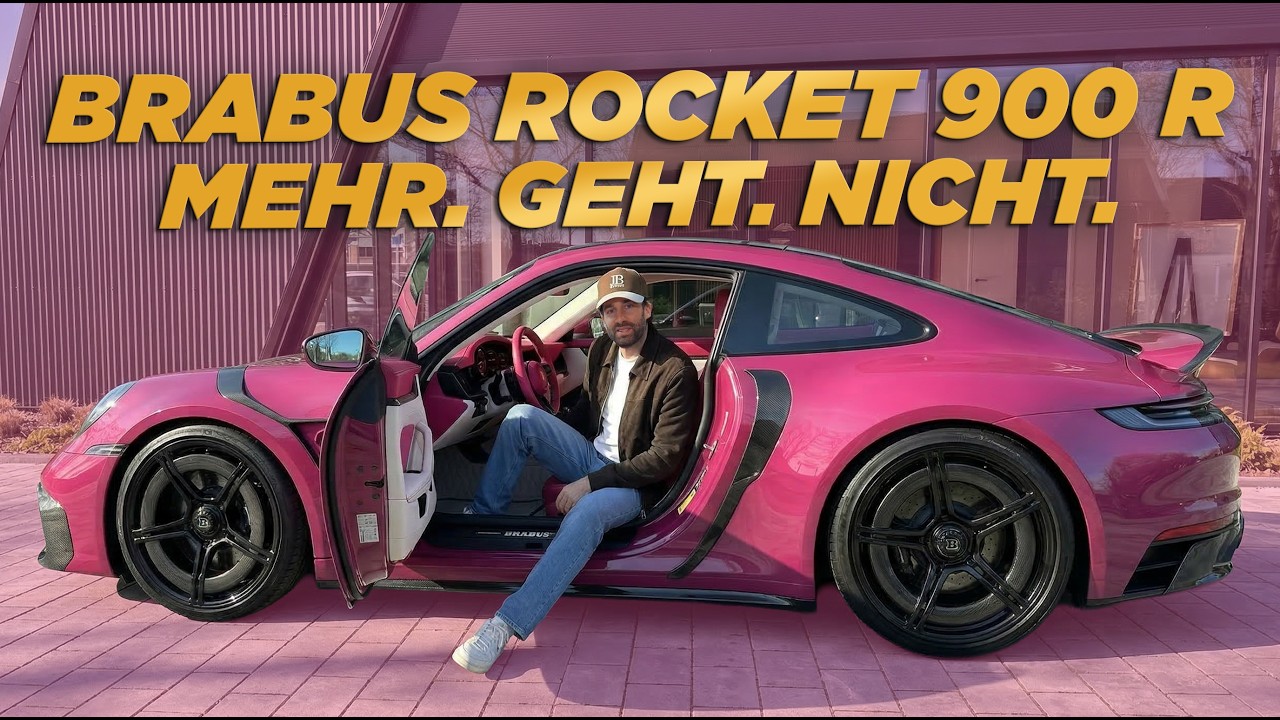 BRABUS ROCKET 900 R - Pinker WAHNSINN auf 4 Rädern!