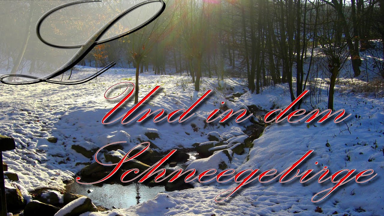 Und in dem Schneegebirge (9 Strophen)| Lorelina | Volkslied | Waldzither