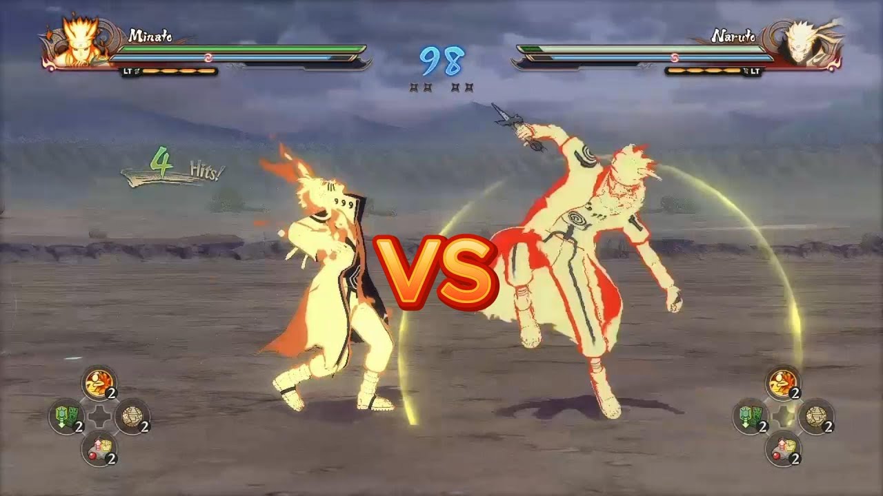MINATO (KCM) VS NARUTO KCM2 | Naruto Shippuden Ultimate Ninja Storm 4 RYZEN 3 3250U #narutostorm4