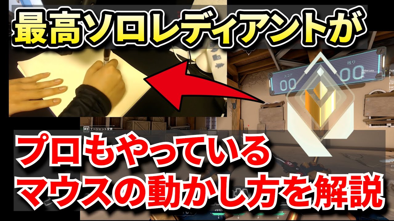 プロやエイム猛者たちがやっている「マウスの動かし方」を徹底解説【Valorant最高ソロレディアントが教えるエイム理論】