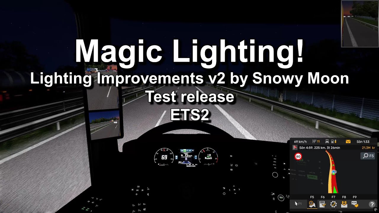 Magic! Lighting Improvements v2 by Snowy Moon - ETS2