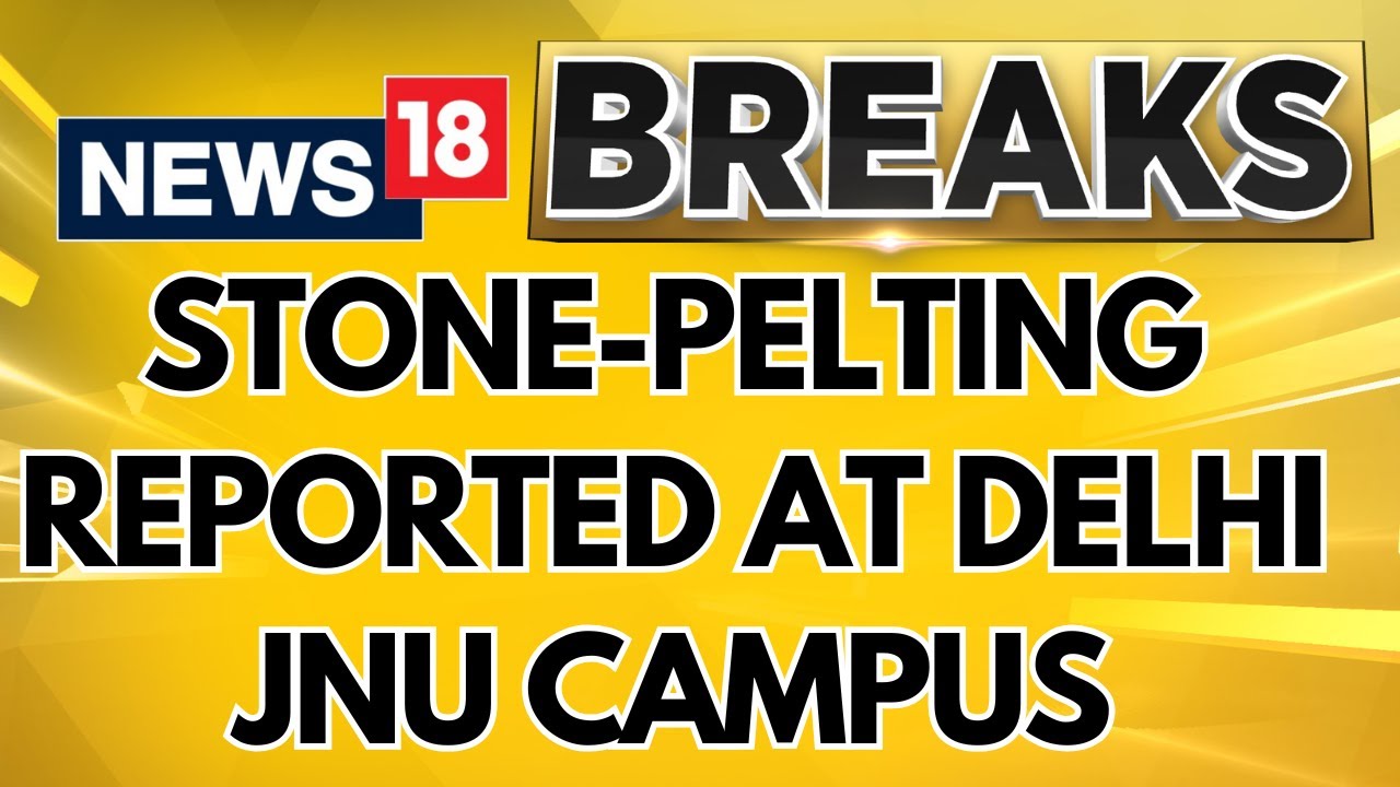 Stone Pelting In JNU Over Screening Of Sabarmati Report | English News | JNU News | News18