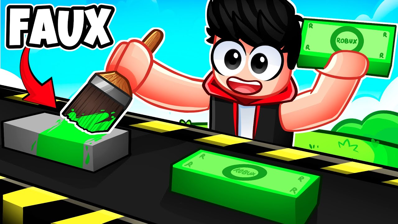 J'IMPRIME DES FAUX BILLETS ET GAGNE 1,000,000€ DANS ROBLOX