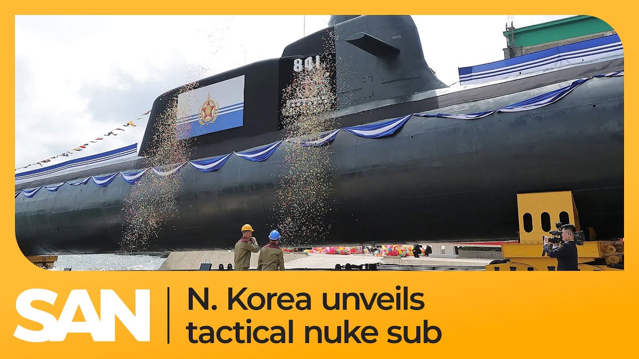 North Korea unveils tactical nuclear submarine, effectiveness in question