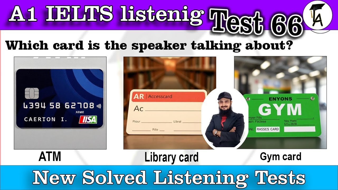 A1 IELTS Life Skills Listening 66 с ответами: Новый тест по аудированию: IELTS UKVI