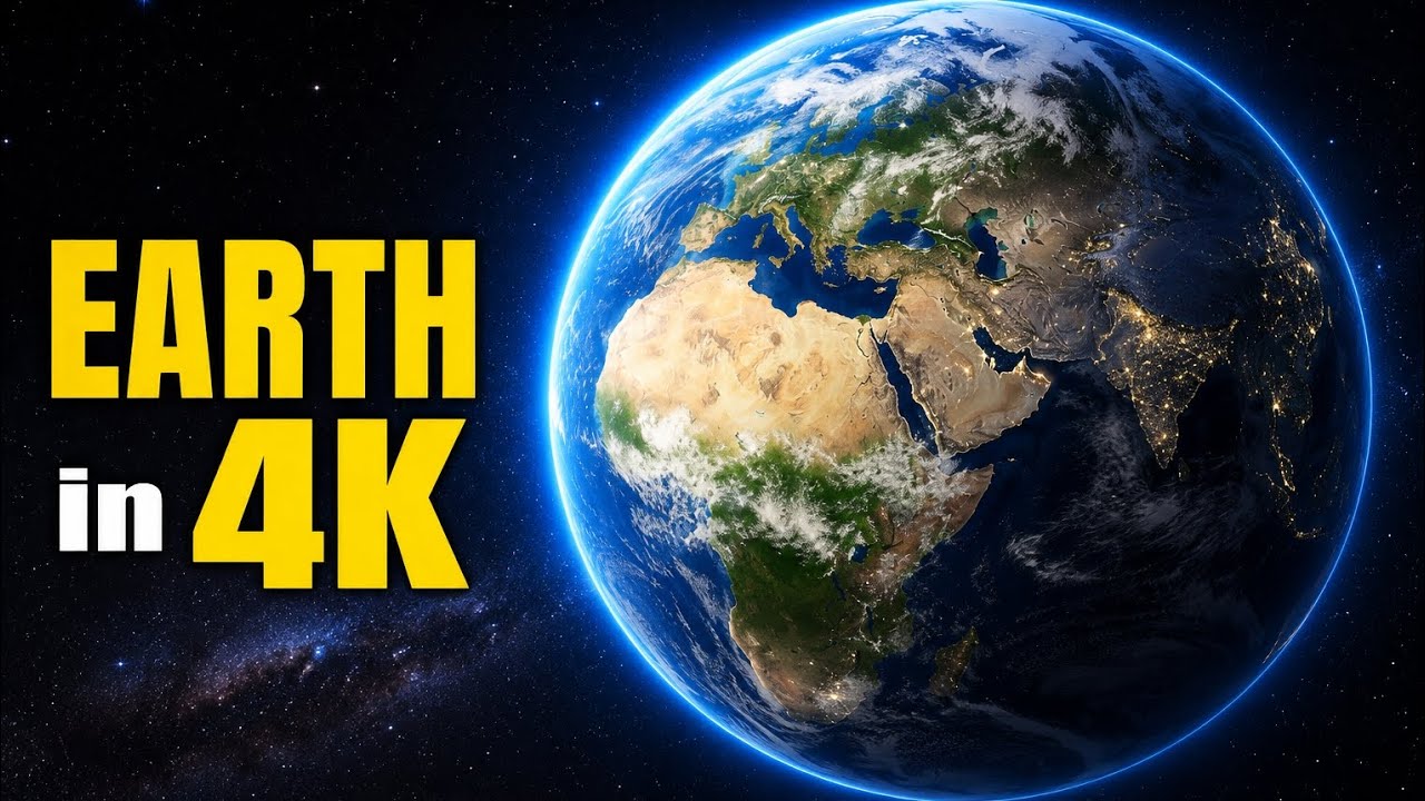4k planet Earth spinning in space | Just follow Nova Orbit | &lrm;⁨@USA-NOVA⁩&nbsp; 