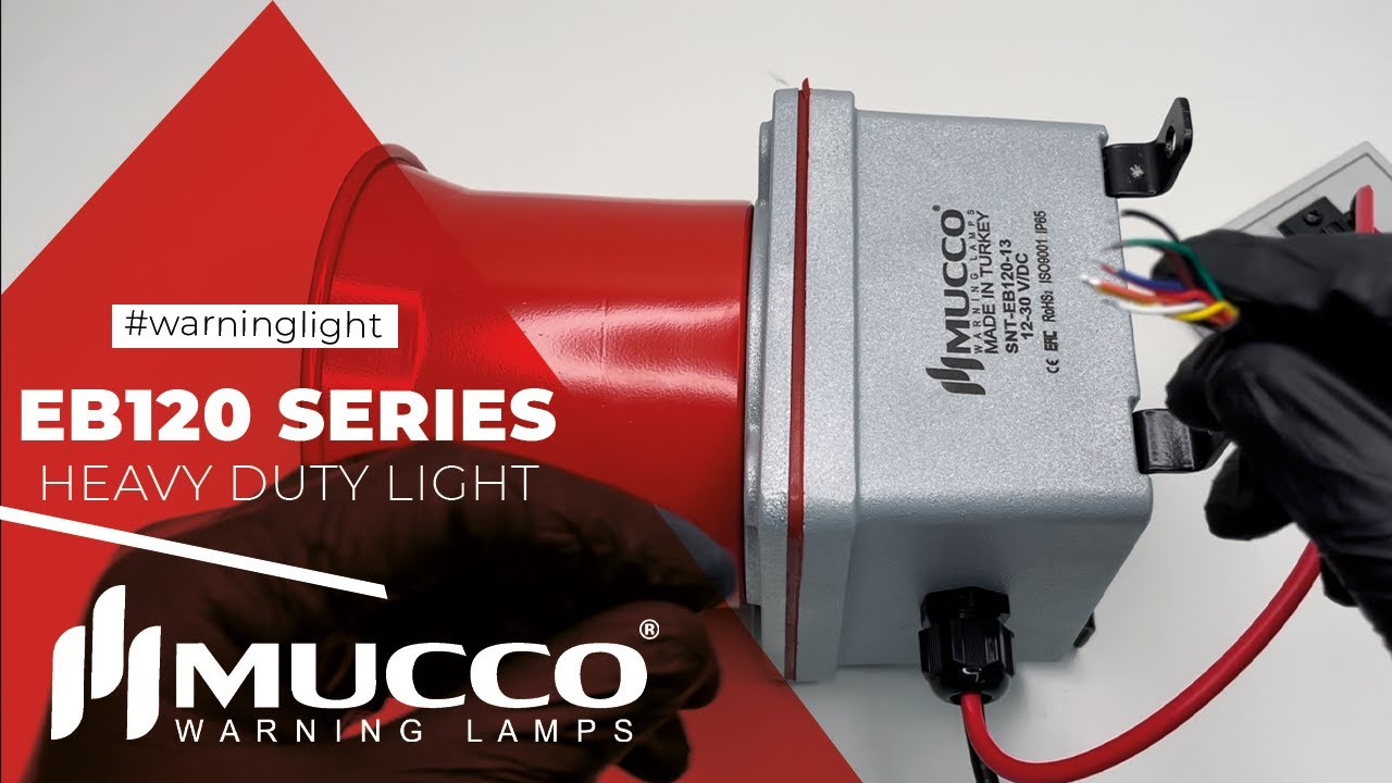 EB120 Series Heavy Duty Warning Horn | Industrial Siren | Industrial Alarm Horn | Mucco Sinyalteknik