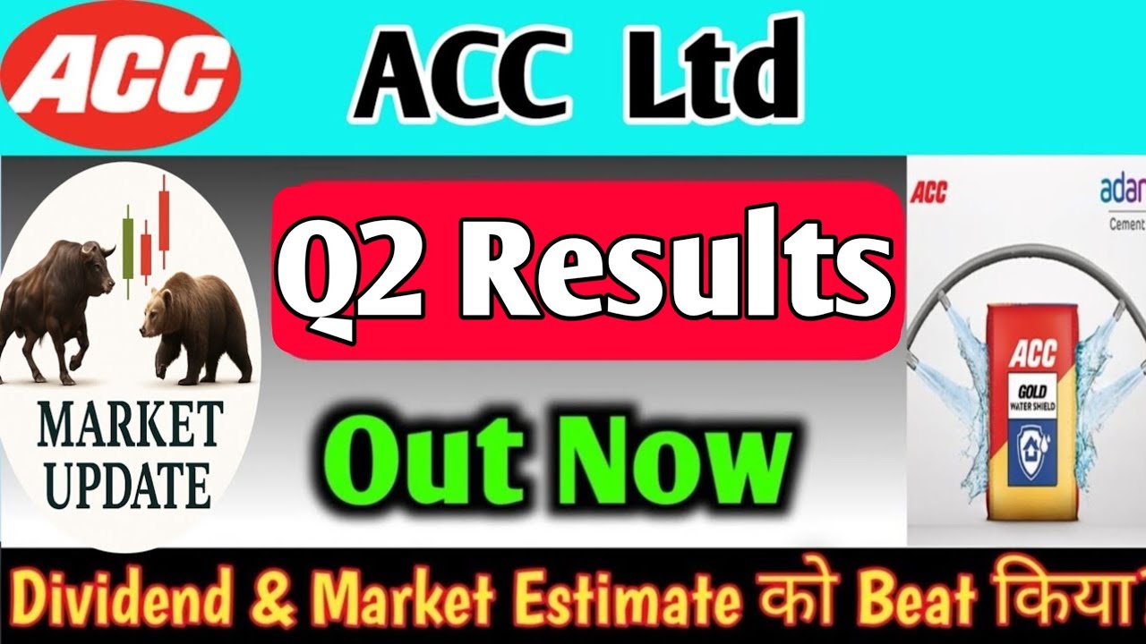 ACC Share Q2 result 2026 ☀ACC Share Latest news | Acc cement | Acc share price | acc result today