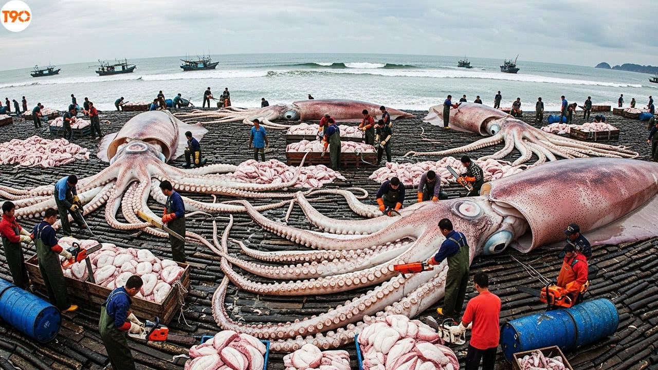 Mực Khổng Lồ Nặng 10 Tấn - Ngư D&acirc;n Indonesia Đối Mặt Với Ch&uacute;ng Dưới Đ&aacute;y Biển Như Thế N&agrave;o?