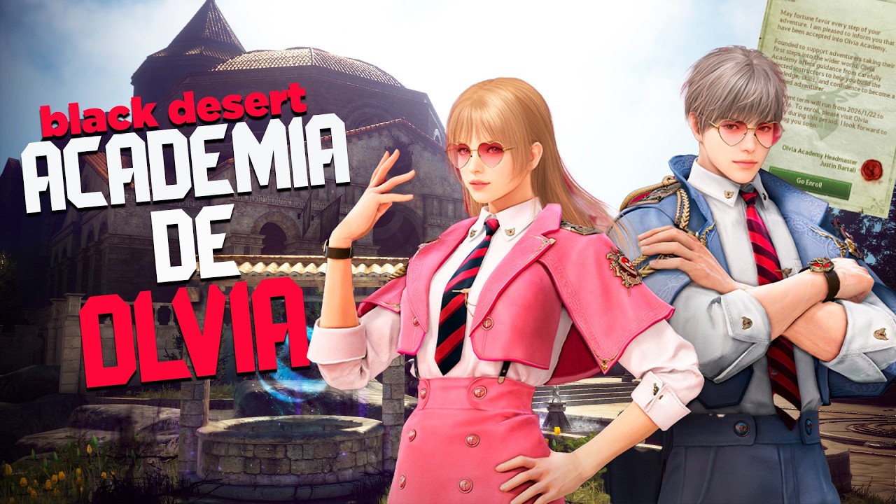 BLACK DESERT | INICIANDO NA ACADEMIA DE OLVIA !!