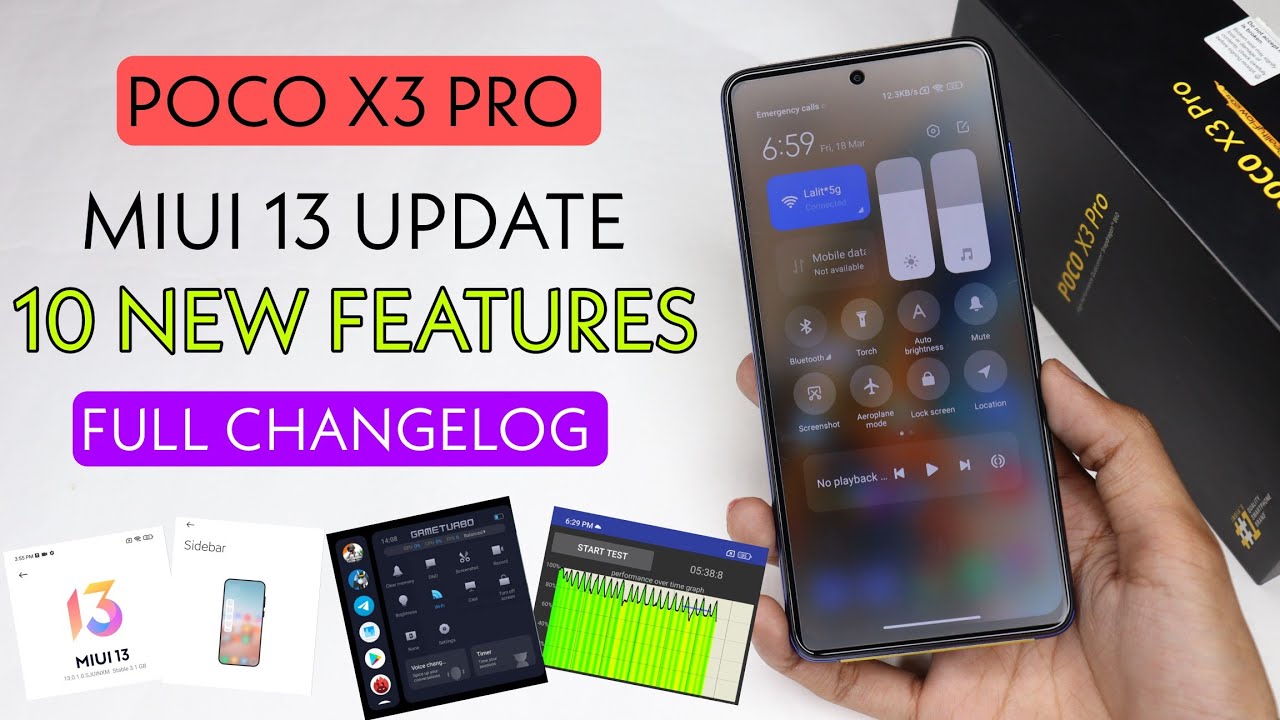 Full Changelog Poco X3 Pro Miui 13.0.1.0 Stable Update | New Features & Performance