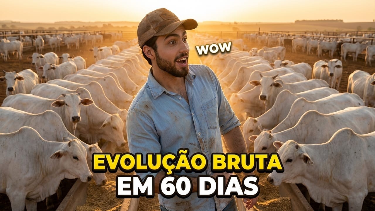Mostrei as 1.600 Novilhas Após 60 Dias de Confinamento — Mudou TUDO