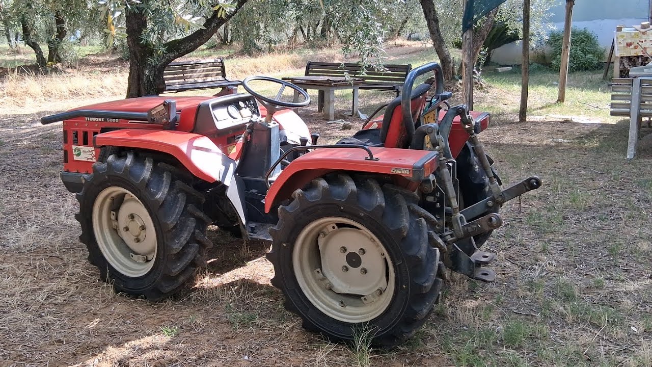 TIGRONE 5000 ANTONIO CARRARO (serie 21) Sostituzione pneumatici  + testine di sterzo 