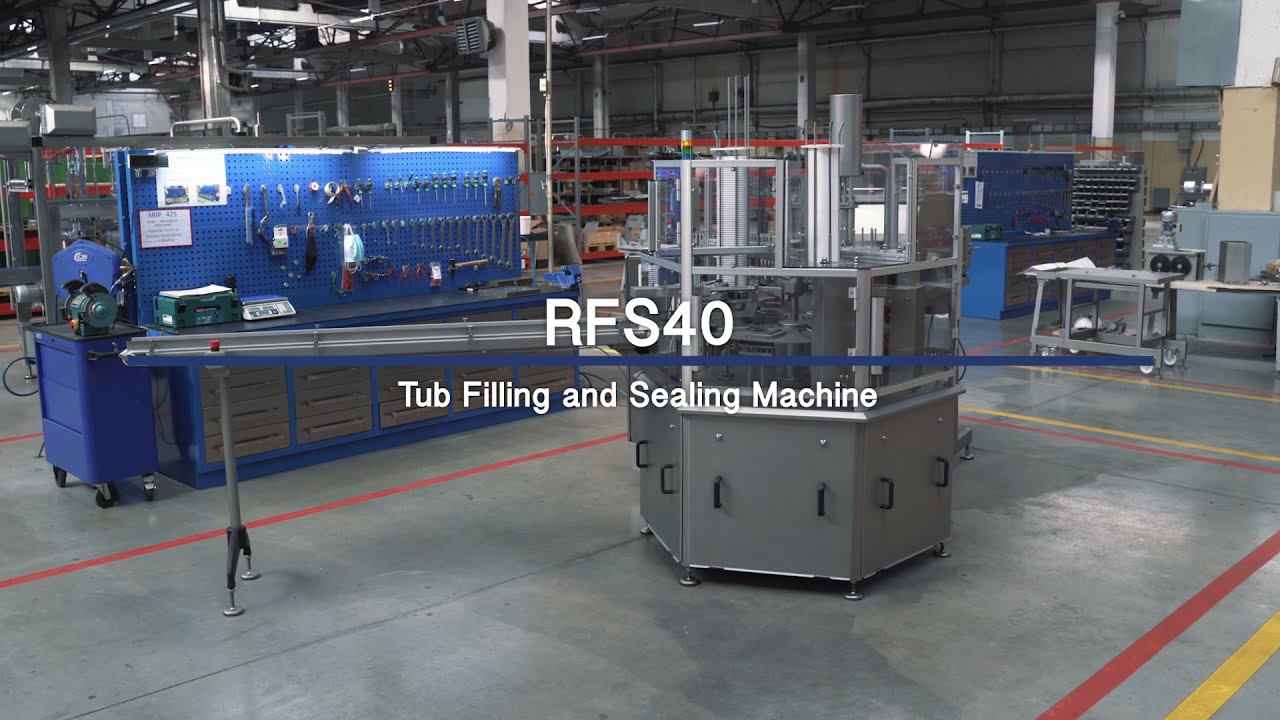 RFS40 - Tub filling and sealing machine FASA AB