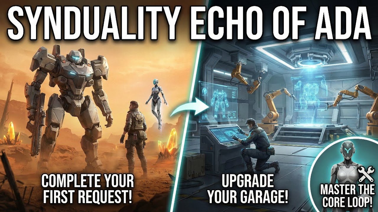 SYNDUALITY Echo of Ada: How to Complete Your First Request & Upgrade Your Garage