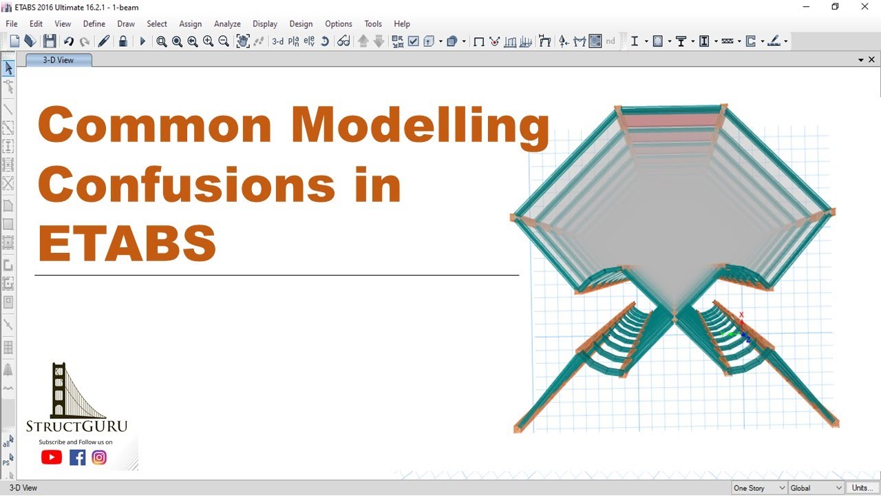 Common Modelling Confusions In Etabs