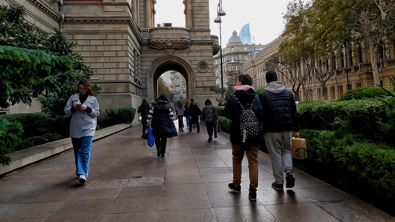 Bakı - Piyada gəzinti turu (23 Noyabr 2023) Baksovet - Walking tour | Baku Azerbaijan, Баку прогулка