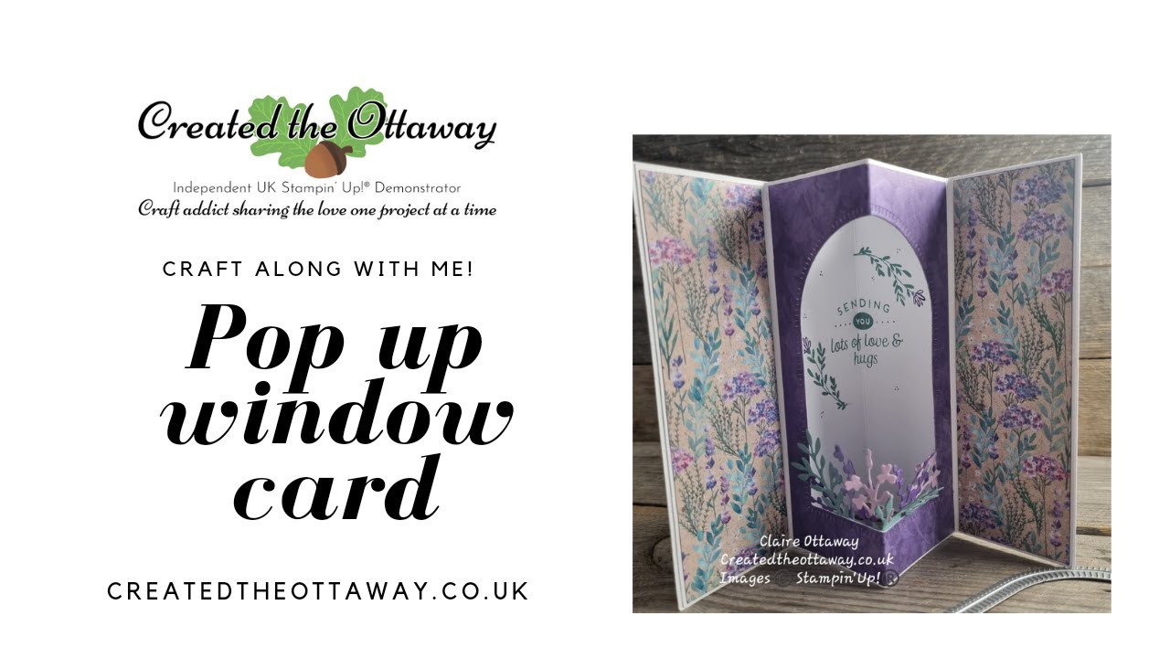Pop up Window card tutorial @createdtheottaway